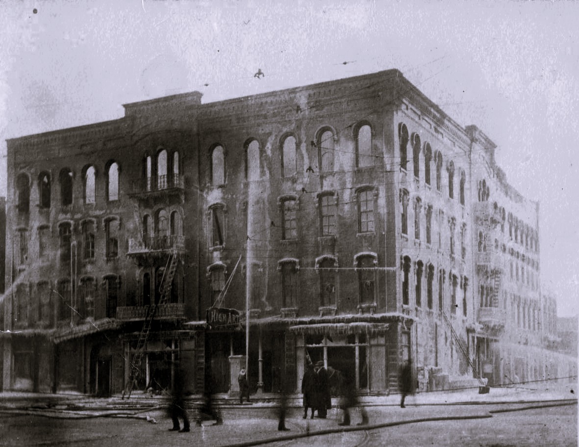Fraser House fire December 24, 1906