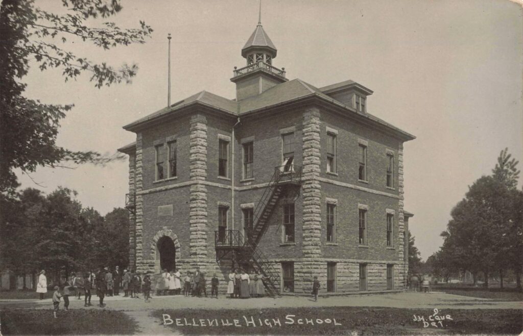Belleville High School, early 1900s.