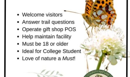 Summer intern position at nature center
