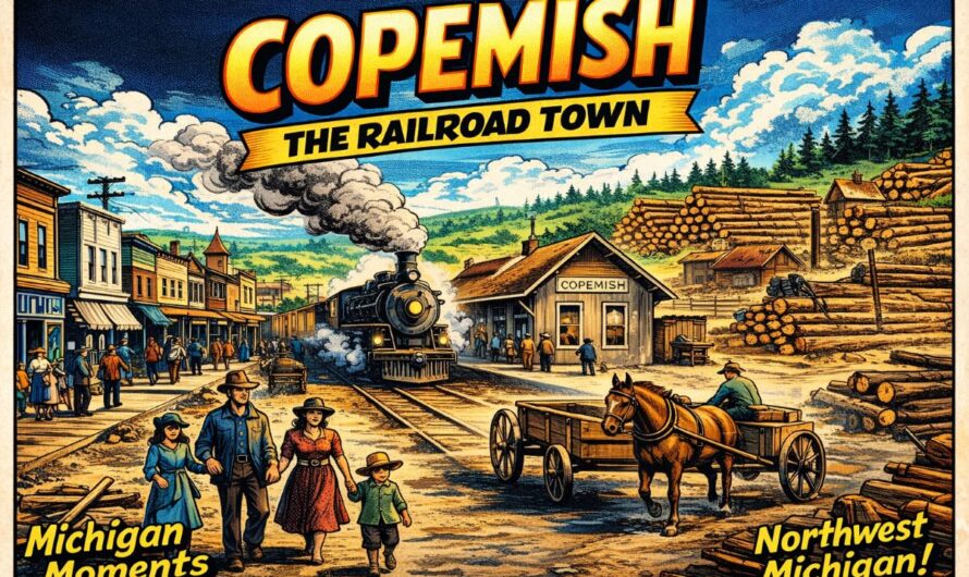History of Copemish Michigan – Railroads, Woodenware, and a Main Street That Once Felt Big 1900–1935
