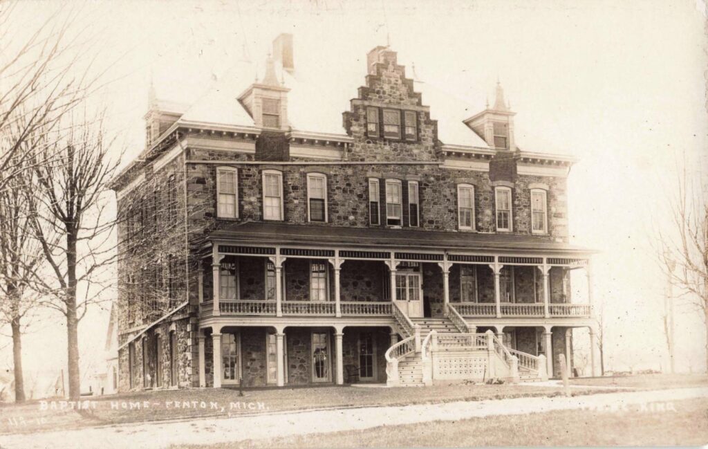  Baptist Home view
A 1910-era view of the building associated with the seminary-to-retirement-home transition described in public records.