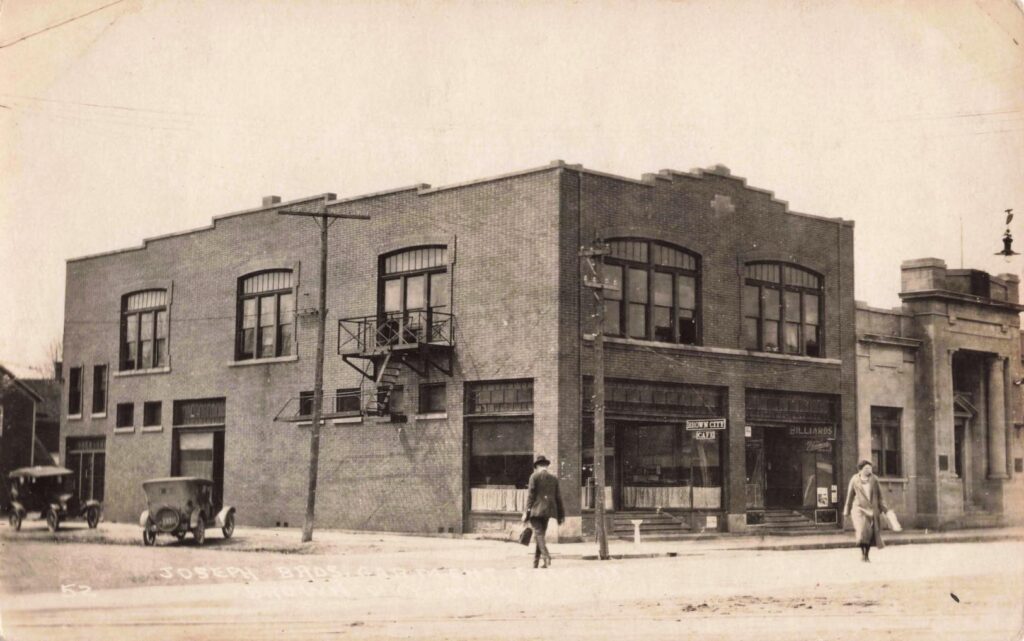 Joseph Bros. Garment Factory Brown City pre 1927