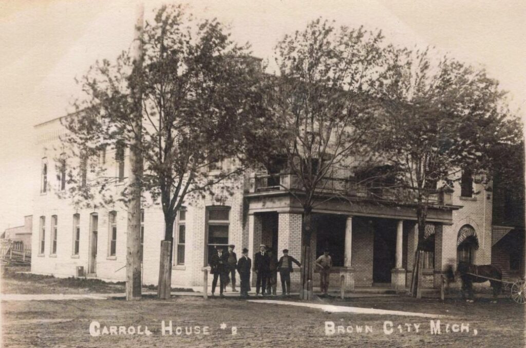Carroll House Brown City, c 1900