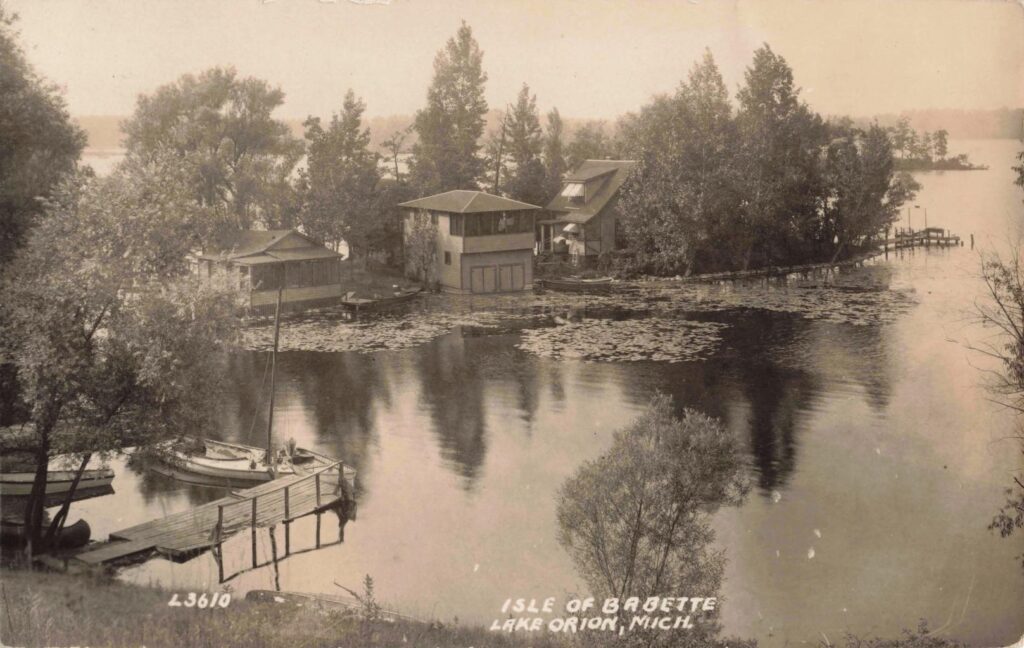 Isle of Babette on Lake Orion