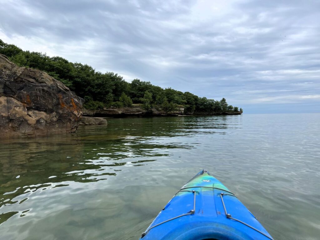Don't plan on walking to Turnip Rock unless you're prepared to swim much of the way. 