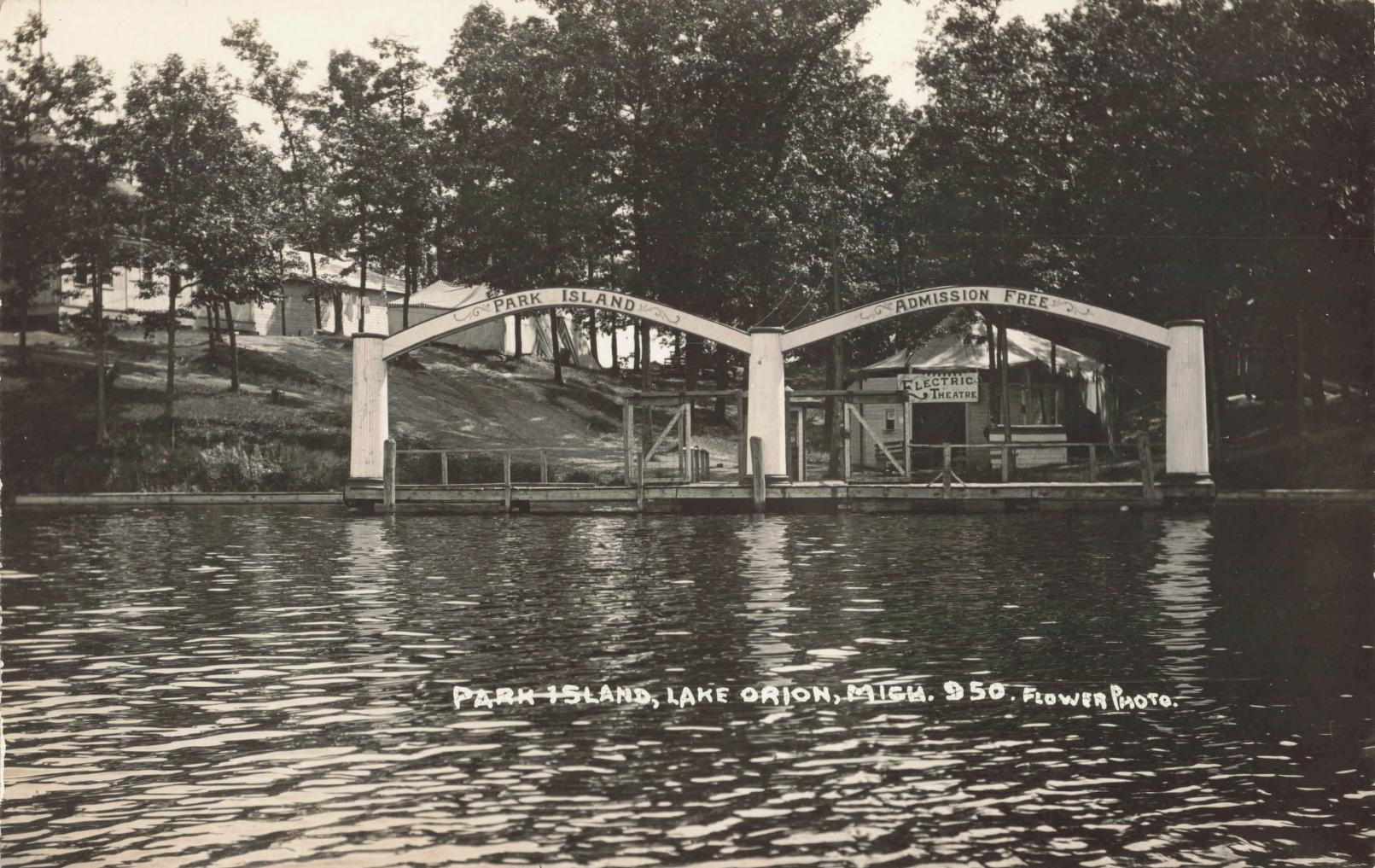 The History of Park Island Michigan - When Lake Orion Offered the Thrill of Coney Island in Michigan (1901-1933)