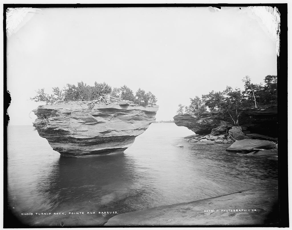 Historical Shot of Turnip Rock
