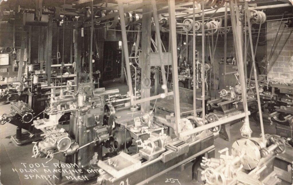 Holm tool room interior