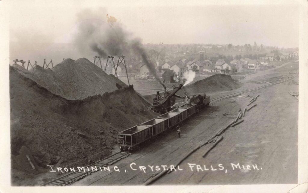 Historic iron mining operation in Michigan