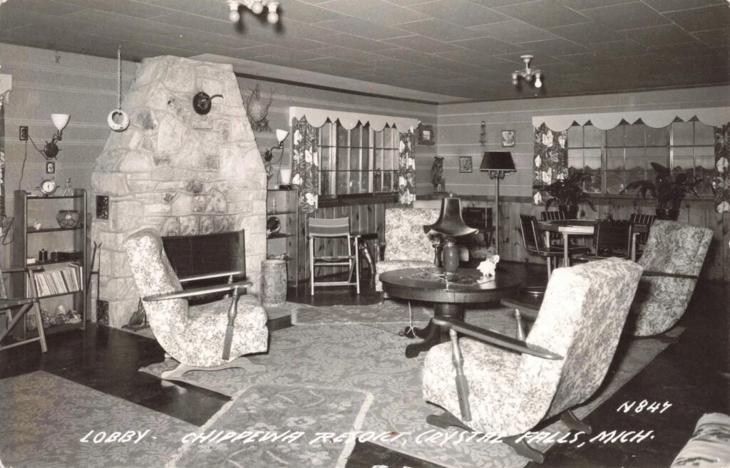 Lobby of the nearby Chippewa Resort