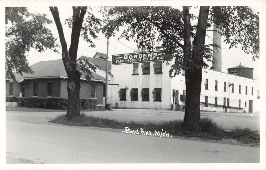 Bordens Farm Products of Michigan - History of Bad Axe Michigan