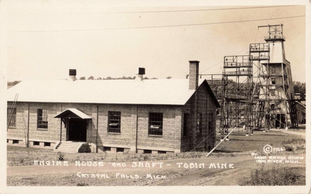 Historic mining facility in Crystal Falls