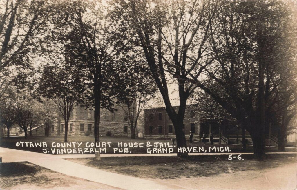 Historic courthouse in Grand Haven, Michigan.