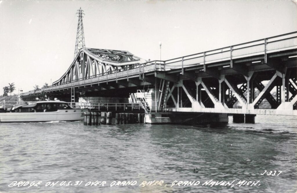 Historic bridge over Grand River.