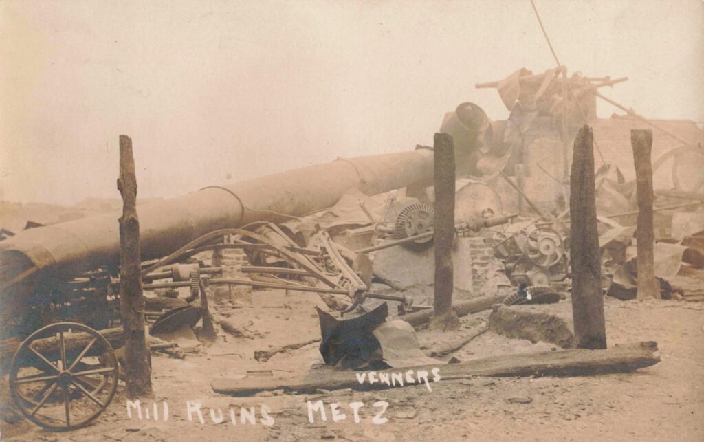 Mill Ruins After The Metz Fire in 1908