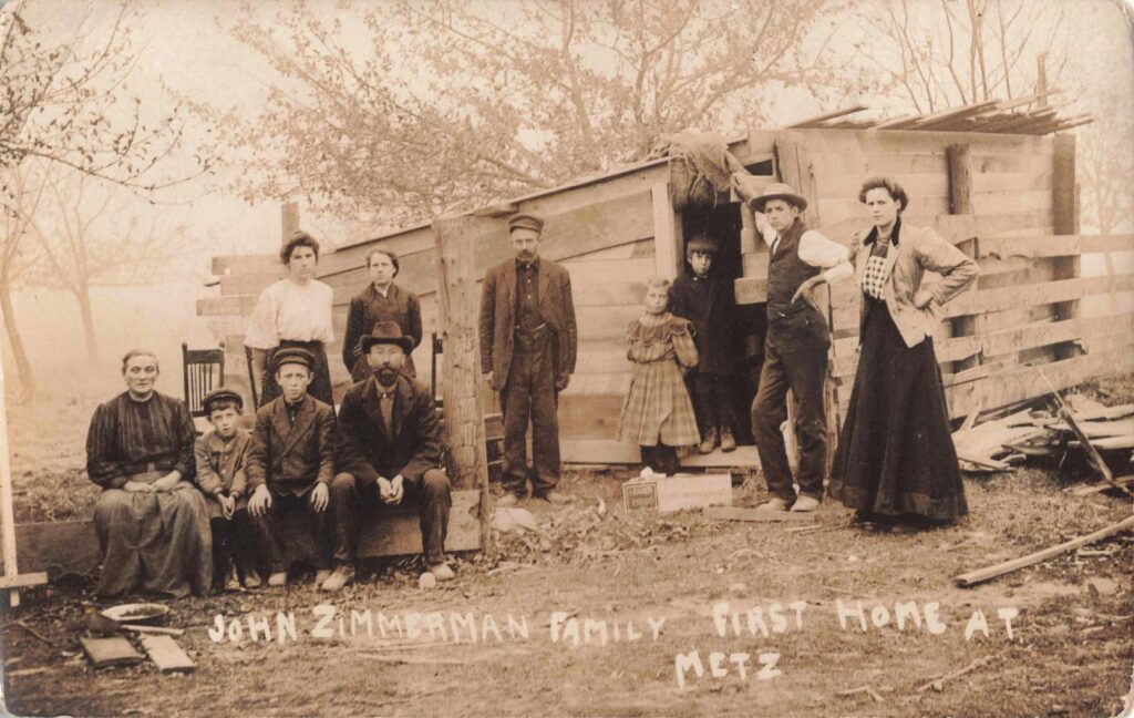 John Zimmerman Family First Home at Metz