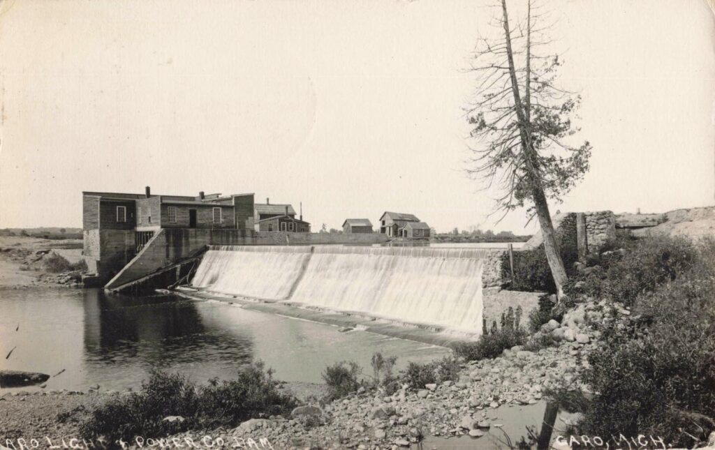 Caro Light & Power Co. dam.