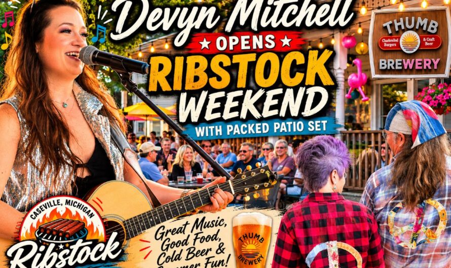 Devyn Mitchell Opens Ribstock Weekend With Packed Patio Set At Thumb Brewery