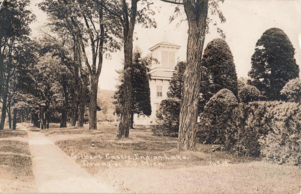 Gilbert Castle, Indian Lake, Dowagiac P.O. Mich. 1912