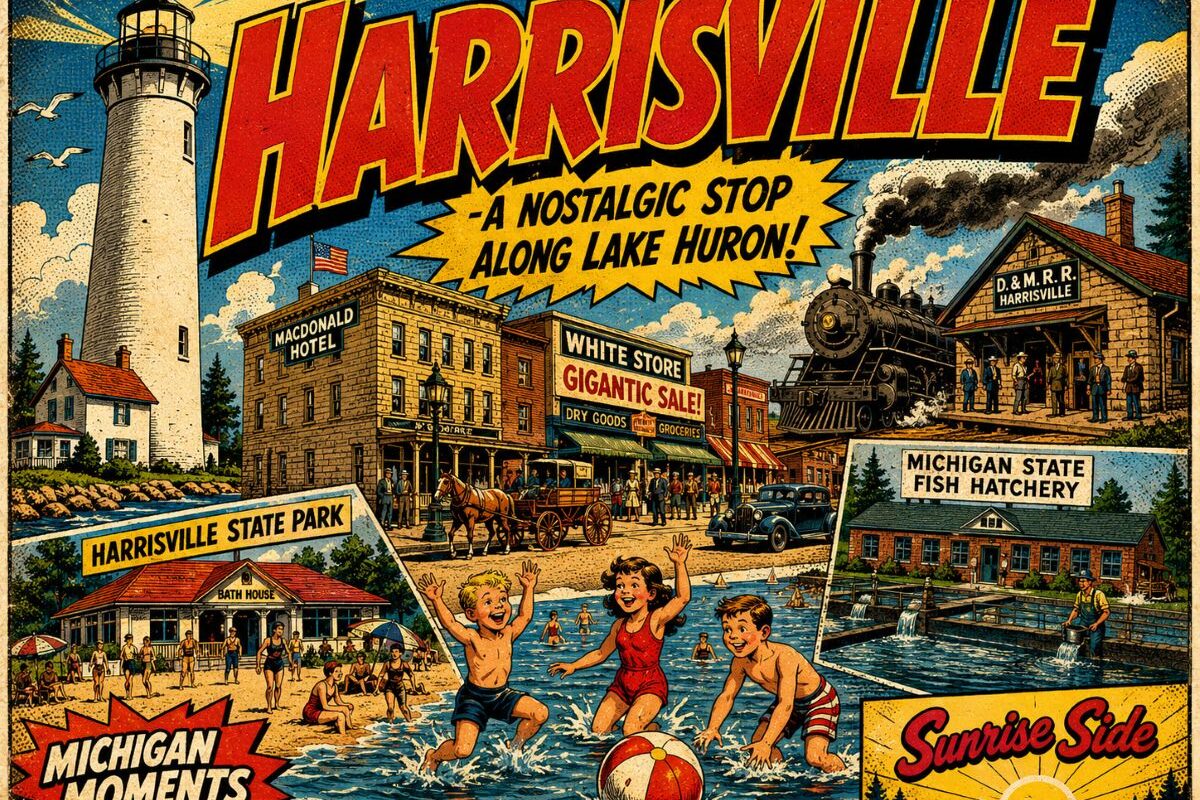 History of Harrisville Michigan