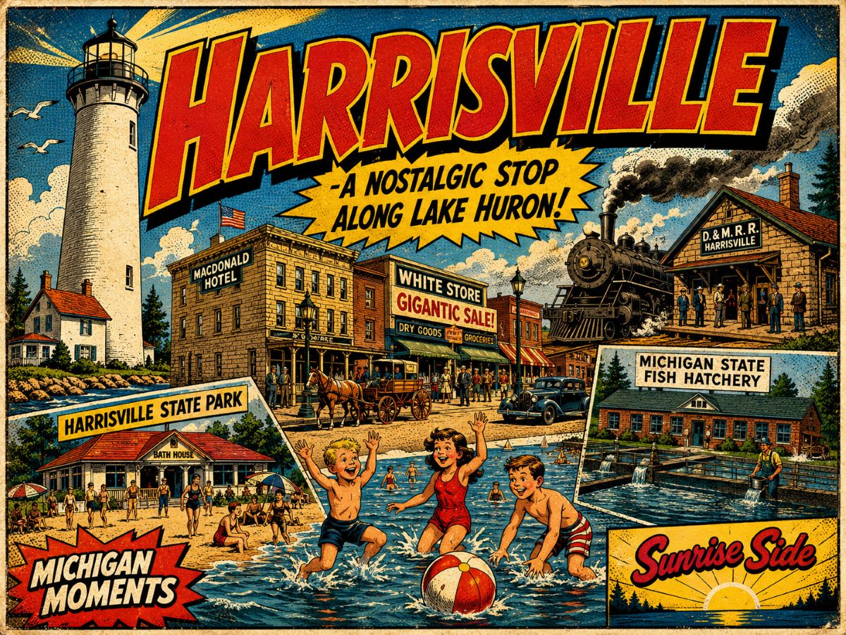 History of Harrisville Michigan
