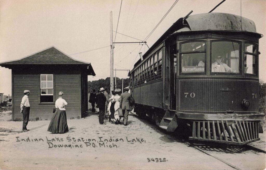  Indian Lake Station, Indian Lake, Dowagiac P.O. Mich.