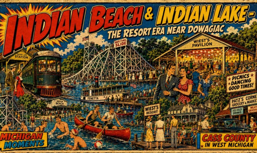 History of Indian Beach & Indian Lake Michigan – The Resort Era West of Dowagiac
