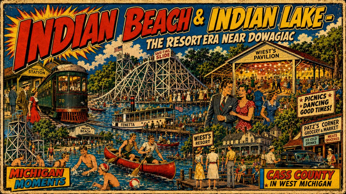 History of Indian Lake and Indian Beach Michigan