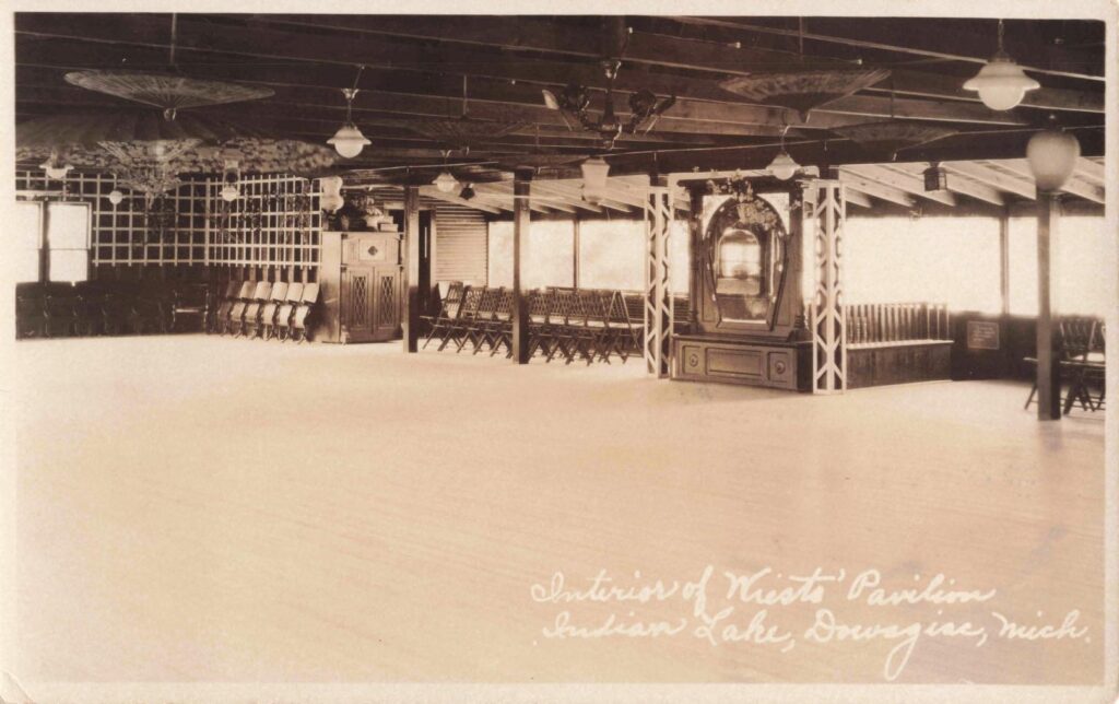 Interior of Wiest’s Pavilion.