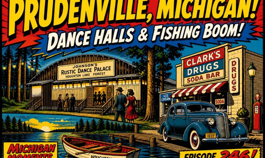 History of Prudenville Michigan – How Hunting and Fishing Built a Town – Michigan Moments Video