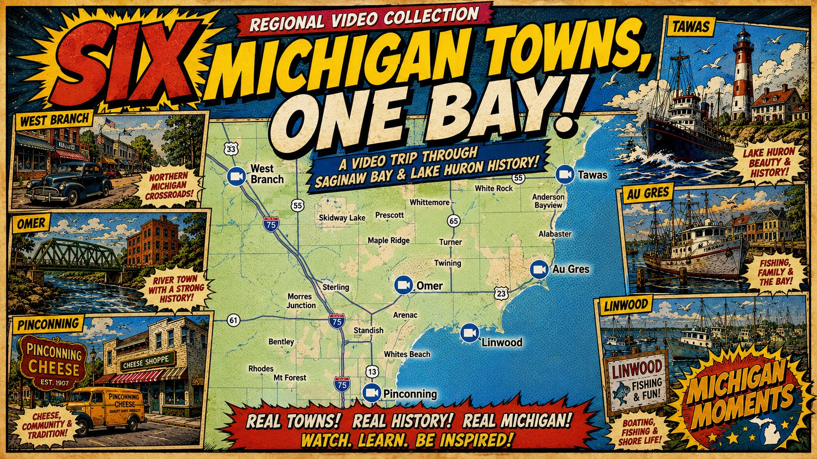 Michigan Moments Six Towns