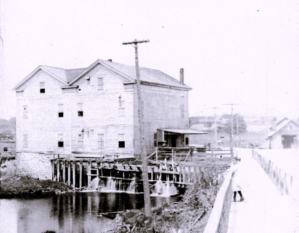 Smalley’s Mill, Concord, Mich. — The mill was the working center of early Concord, using the river to support local farm trade.