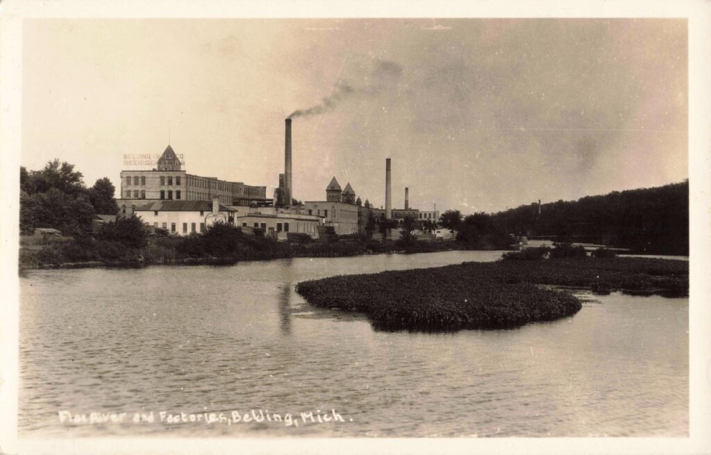 Flat River and Factories - History of Belding Michigan
