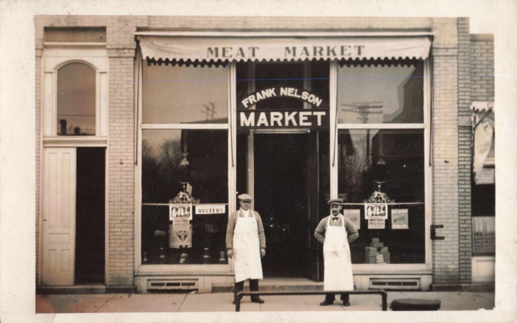 Frank Nelson Market storefront. 