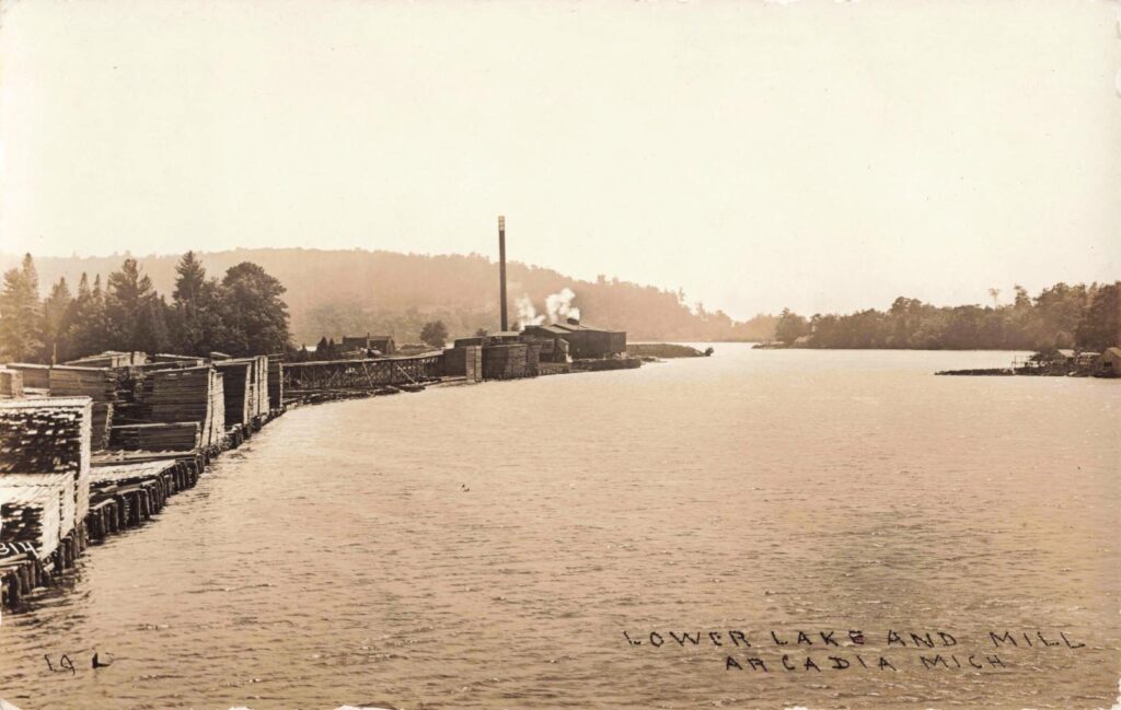 Lower Lake and Mill Arcadia, Mich.