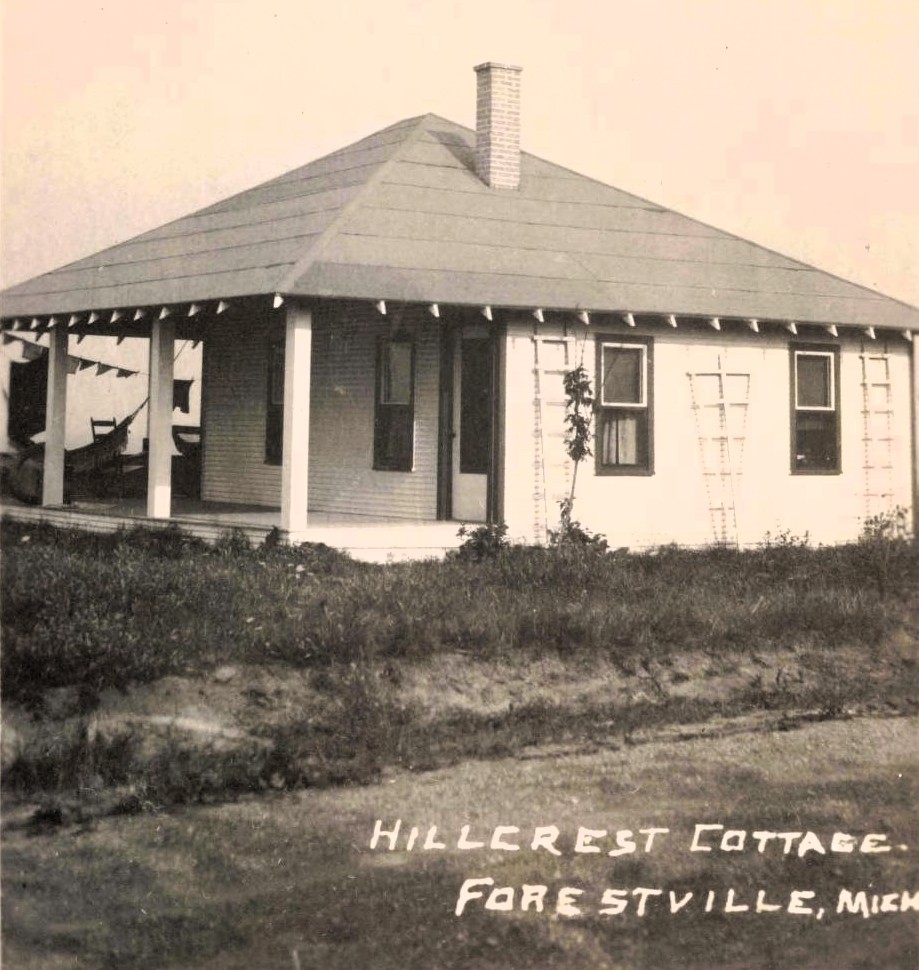 Hillcrest Cottage reflects the cottage culture that grew along the Lake Huron shore as Forestville shifted away from its early lumber economy.