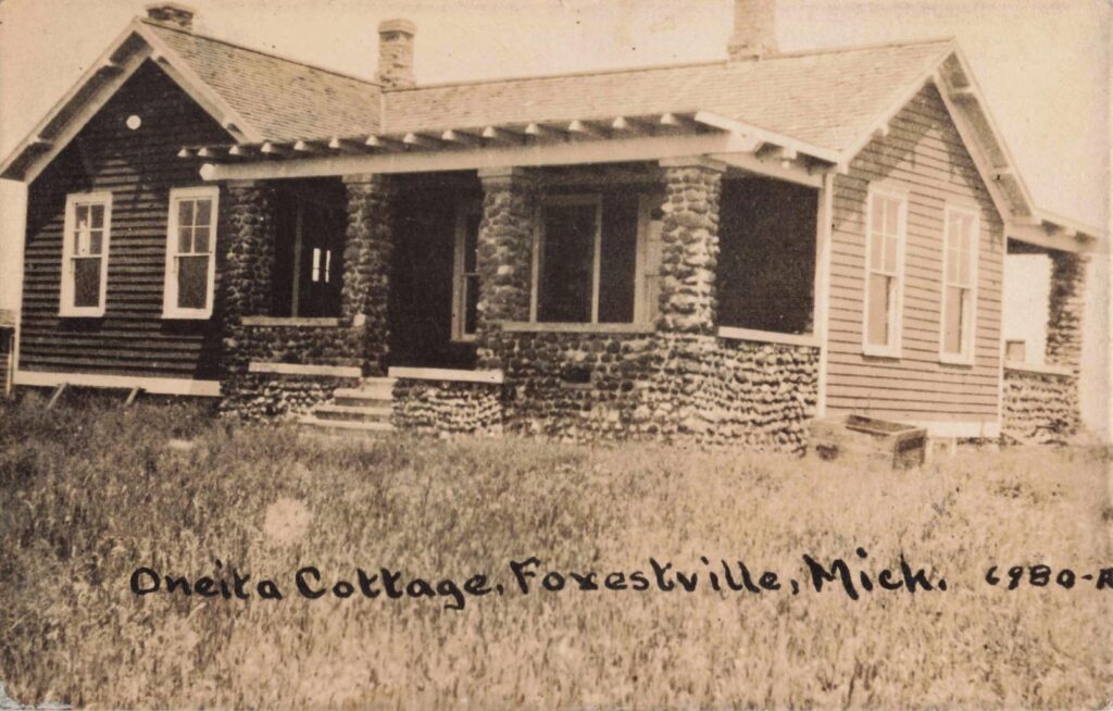 Historic cottage in rural Michigan.