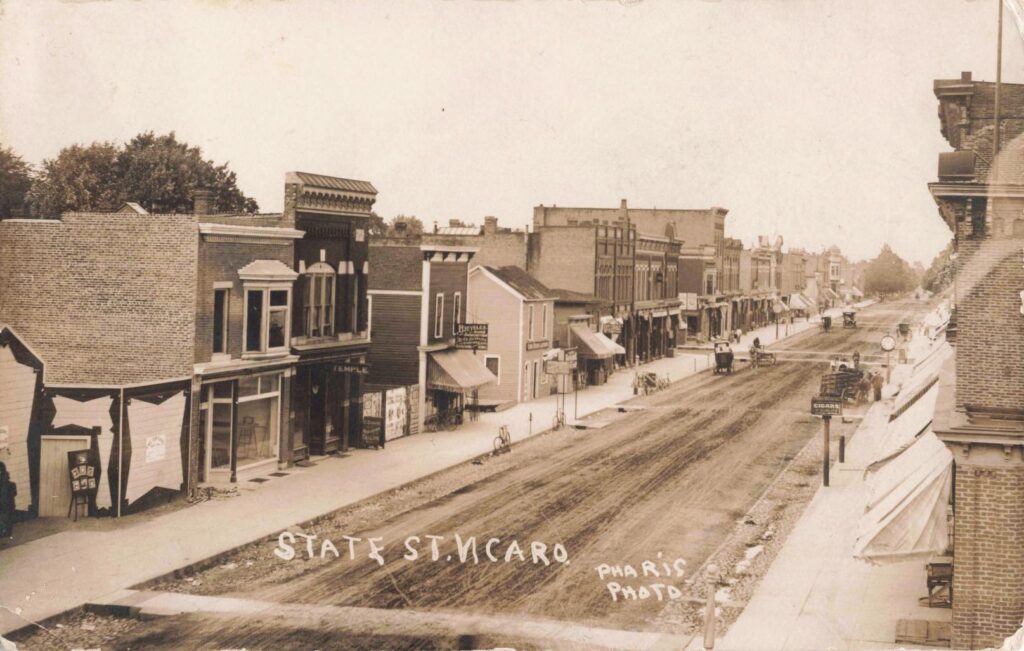State Street, Caro, early 1900s.