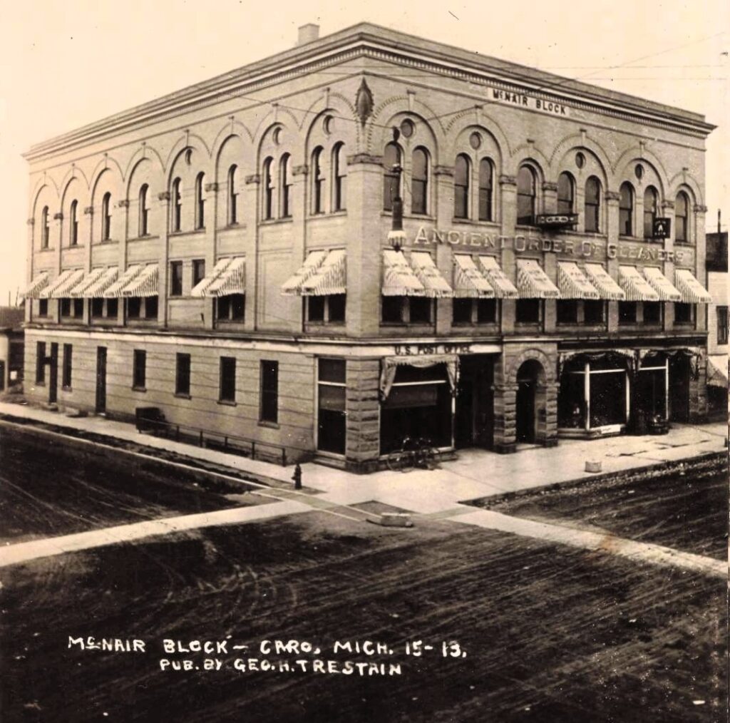 McNair Block, Caro, 1913.
