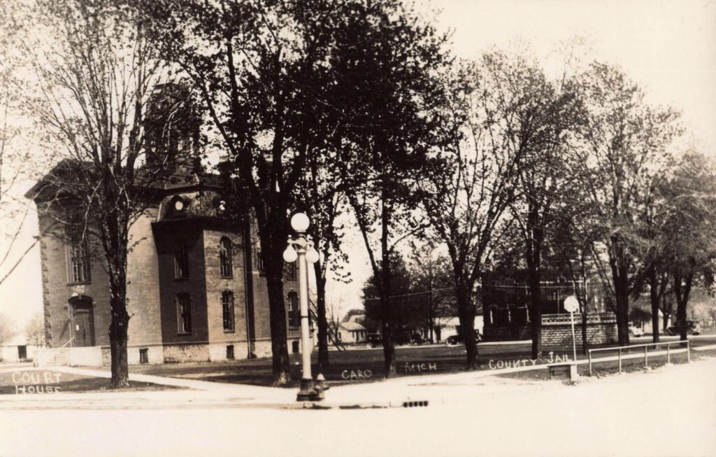 The Old Court House & County Jail Caro, Mich.