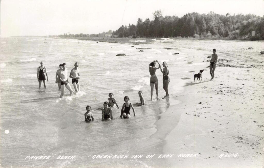 Private Beach Greenbush Inn on Lake Huron