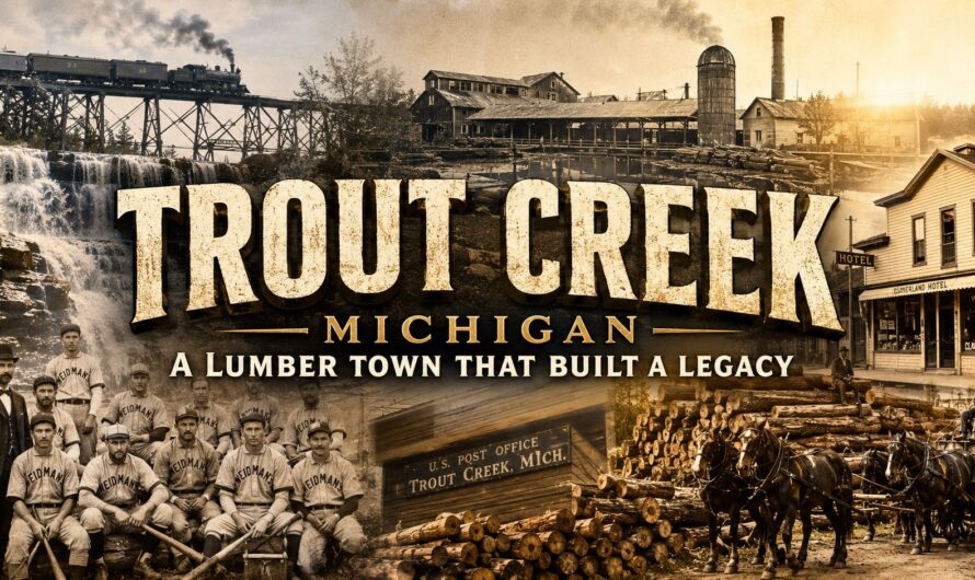 The History of Trout Creek Michigan – Sawmills, Railroads and Baseball