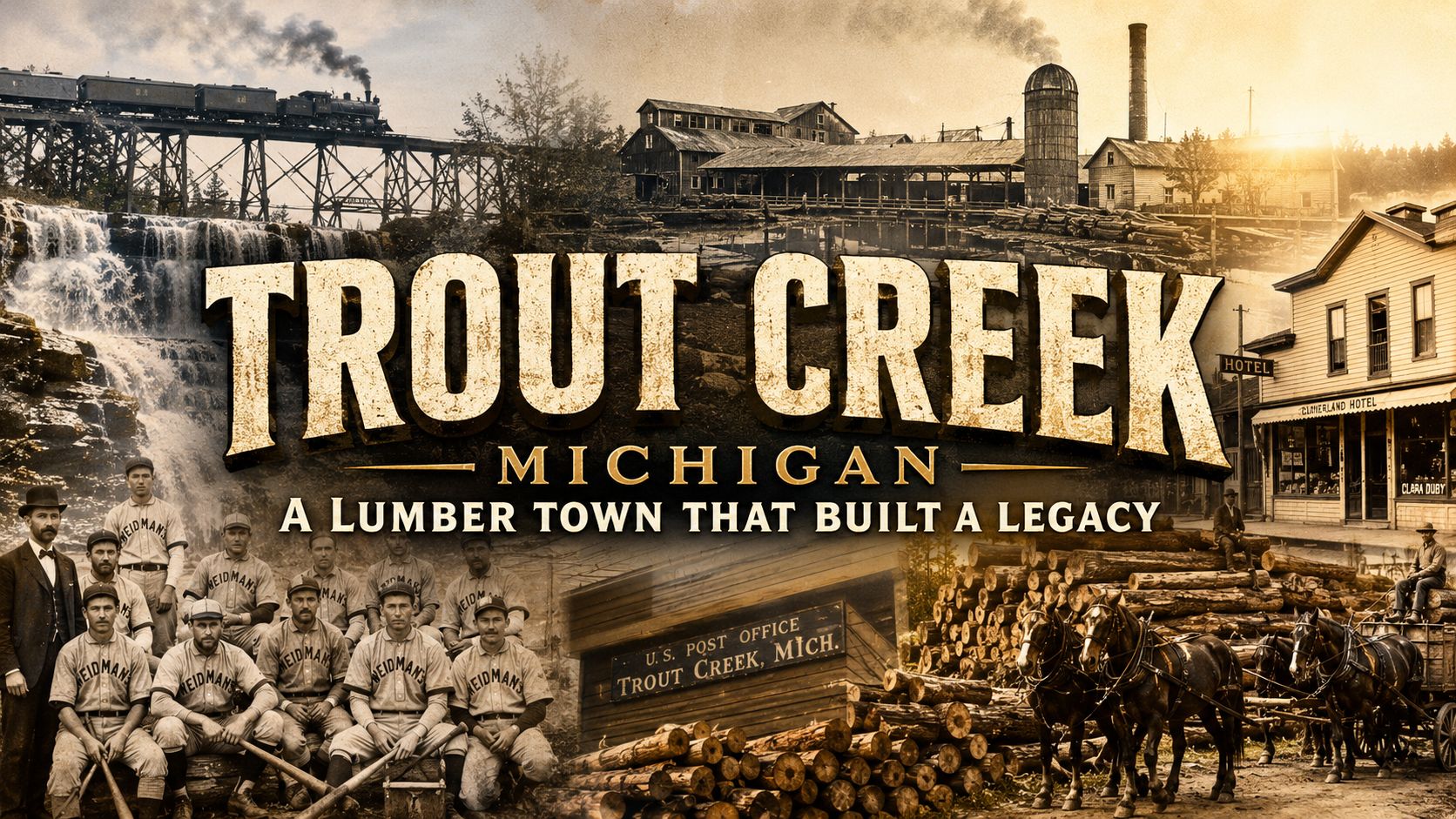 History of Trout Creek Michigan