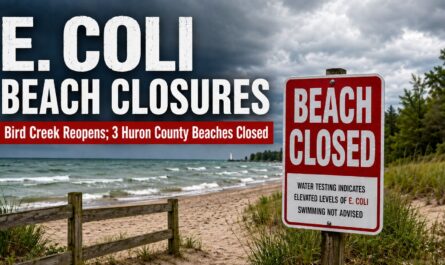 Huron County Beaches Closed