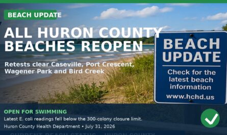 Huron County Beaches Retested