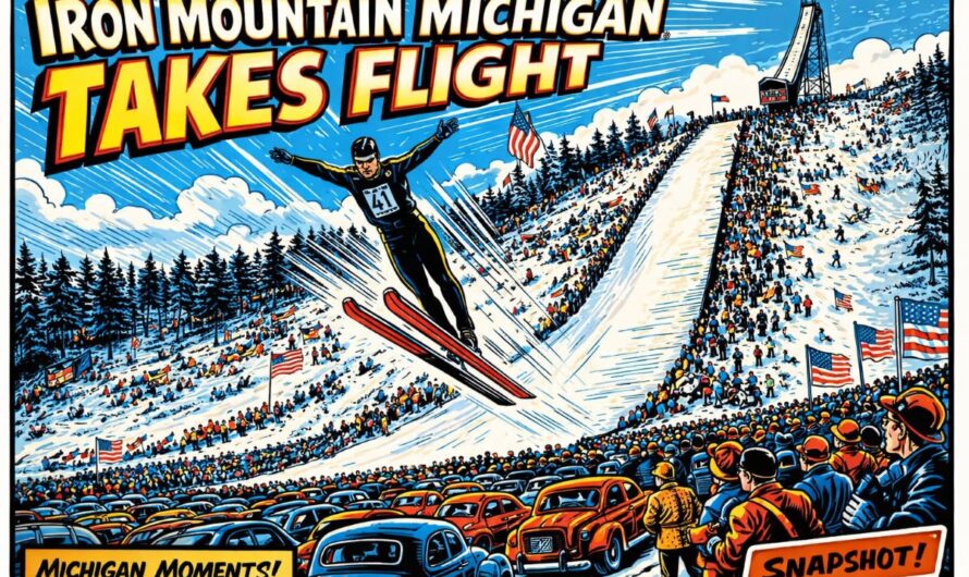 Pine Mountain Ski Jump – Iron Mountain’s 1943 Spectacle