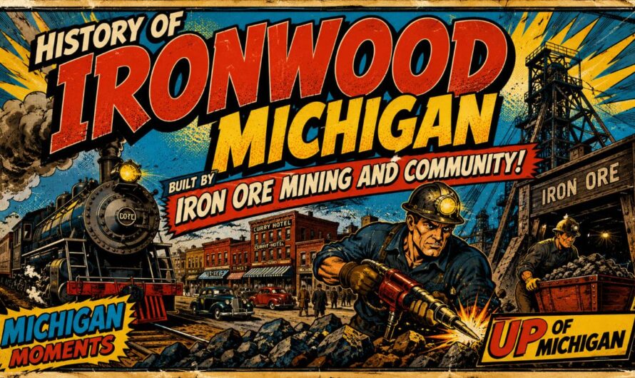 History of Ironwood, Michigan — Built by Iron Ore Mining and Community.