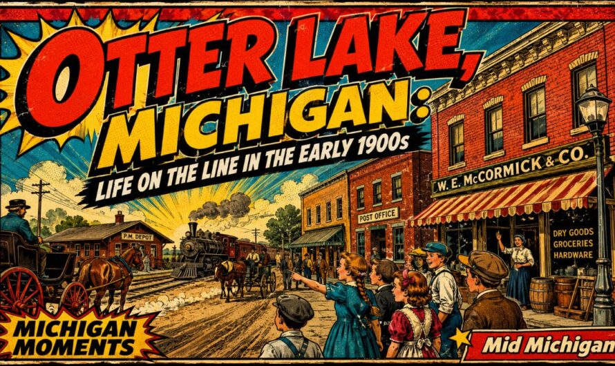 Otter Lake Michigan History: Life on Detroit Street in 1907
