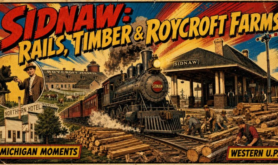 Sidnaw, Michigan History – Railroads, Logging and Roycroft Farms