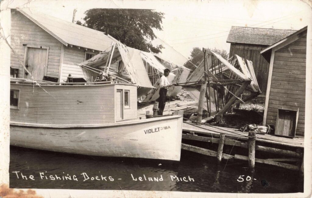 The Fishing Docks - Leland Mich.